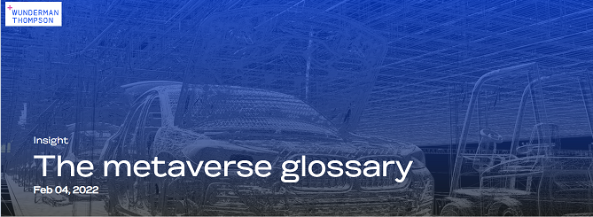 The metaverse glossary